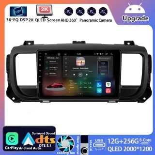 Opel Vivaro C (2019–2023) Android Autoradio Upgrade mit DAB+ CarPlay Android Auto-1