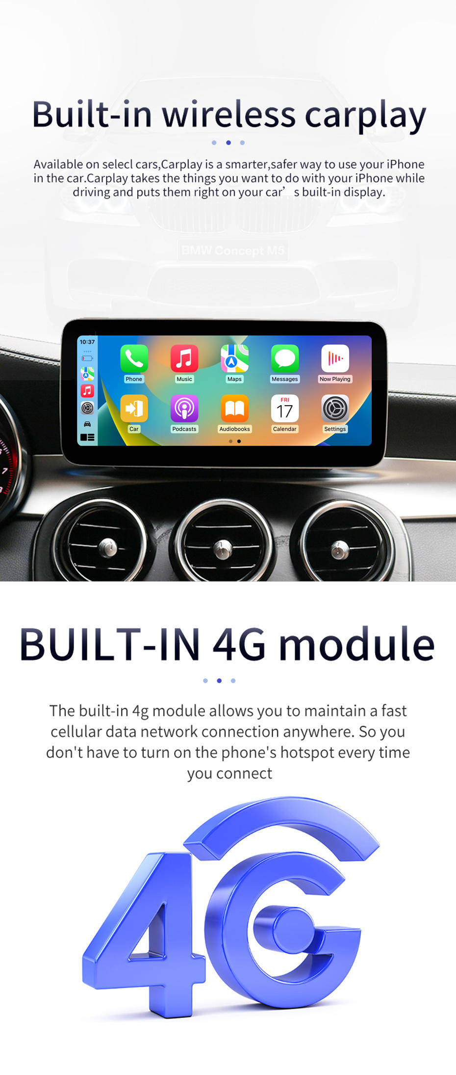 Autoradio Android 13.0 für Mercedes GLA X156-3