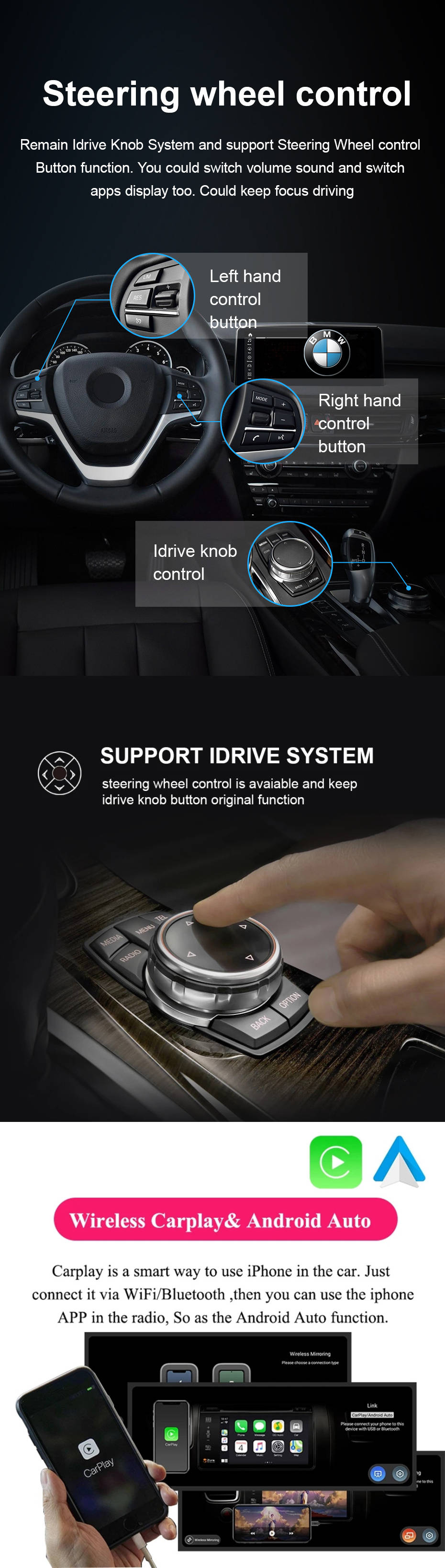 Autoradio Android 13.0 für BMW X3 E83-4