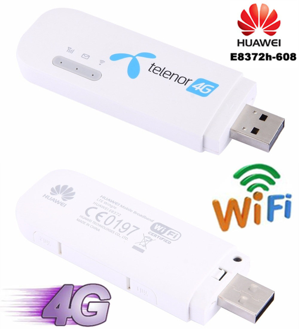 Huawei E8372 E8372h-608 4G WLAN LTE Modem Dongle
