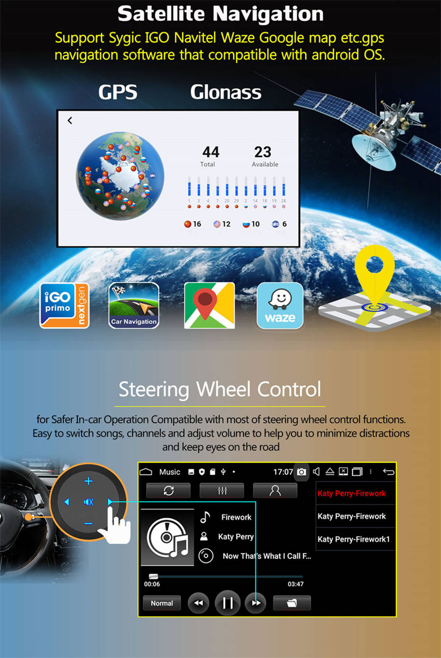 Autoradio Android 12.0 für SsangYong Korando-4