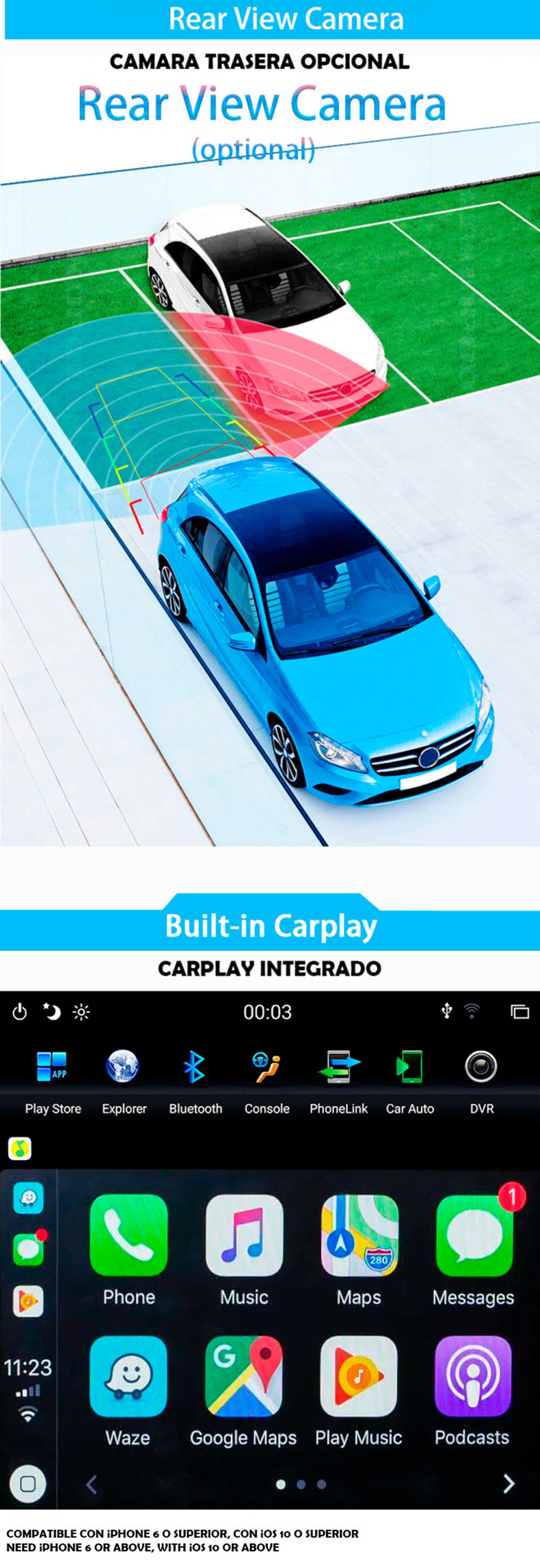 Autoradio Android 9.0 für Lexus LX 470-4