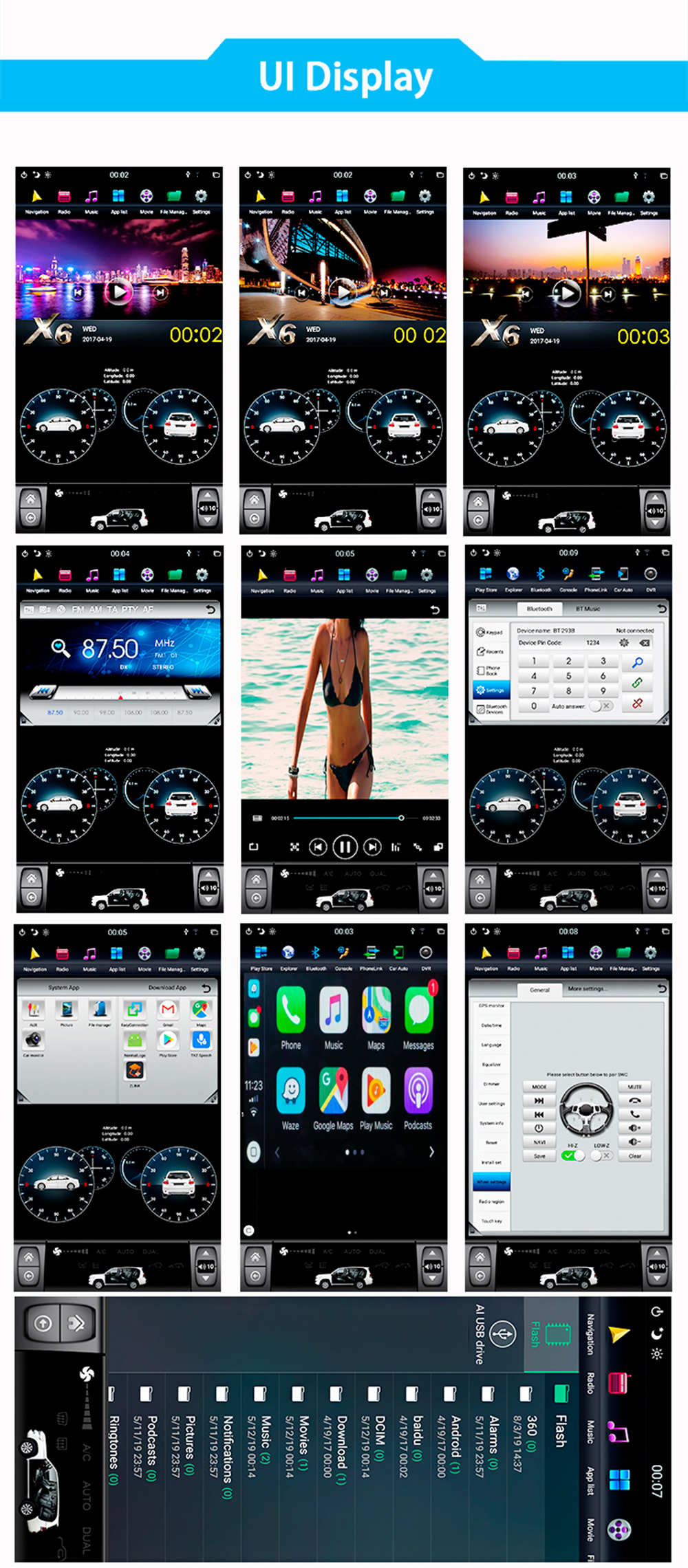 Autoradio Android 9.0 für Mercedes Vito W447-2