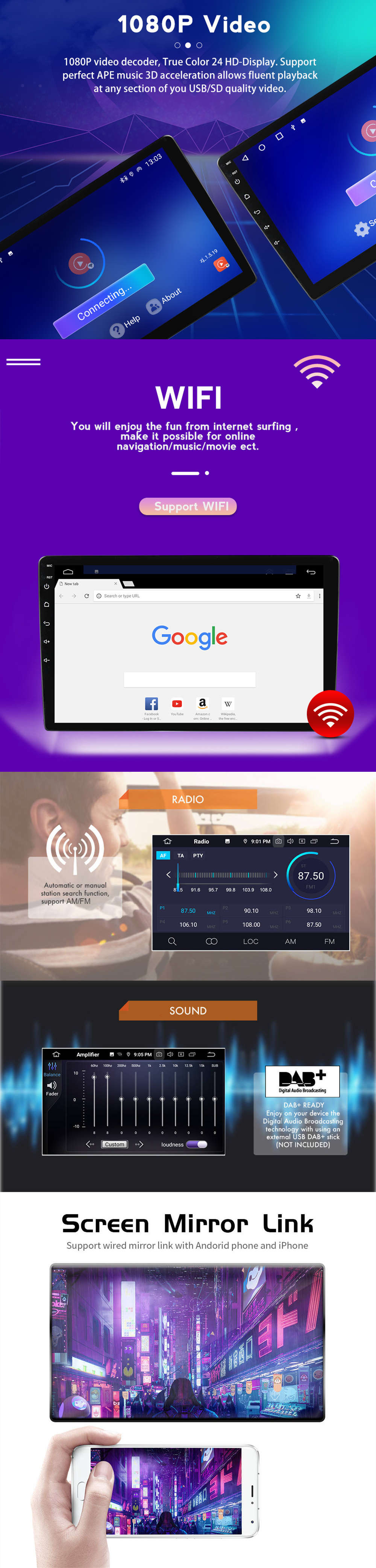 Autoradio Android 12.0 für Mercedes M W163-2