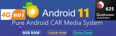Autoradio Android 11.0 für Audi S4 B8-7