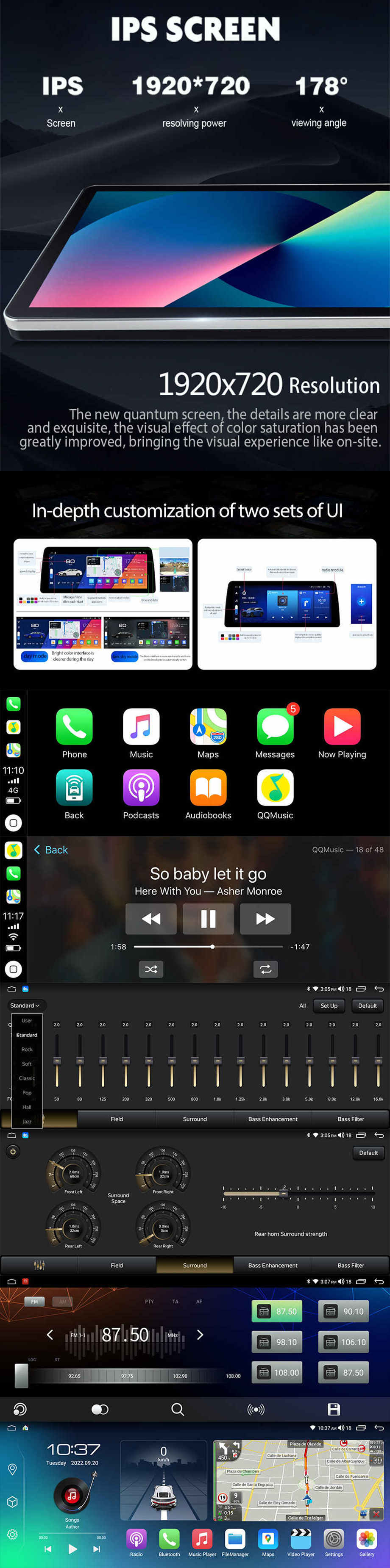 Android 13.0 Autoradio Multimedia Player für Ford Transit Custom-3