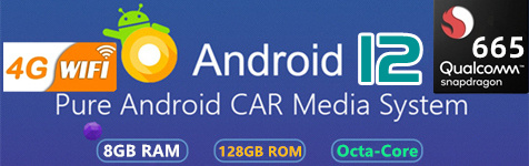 Autoradio Android 12.0 für Audi A6-7