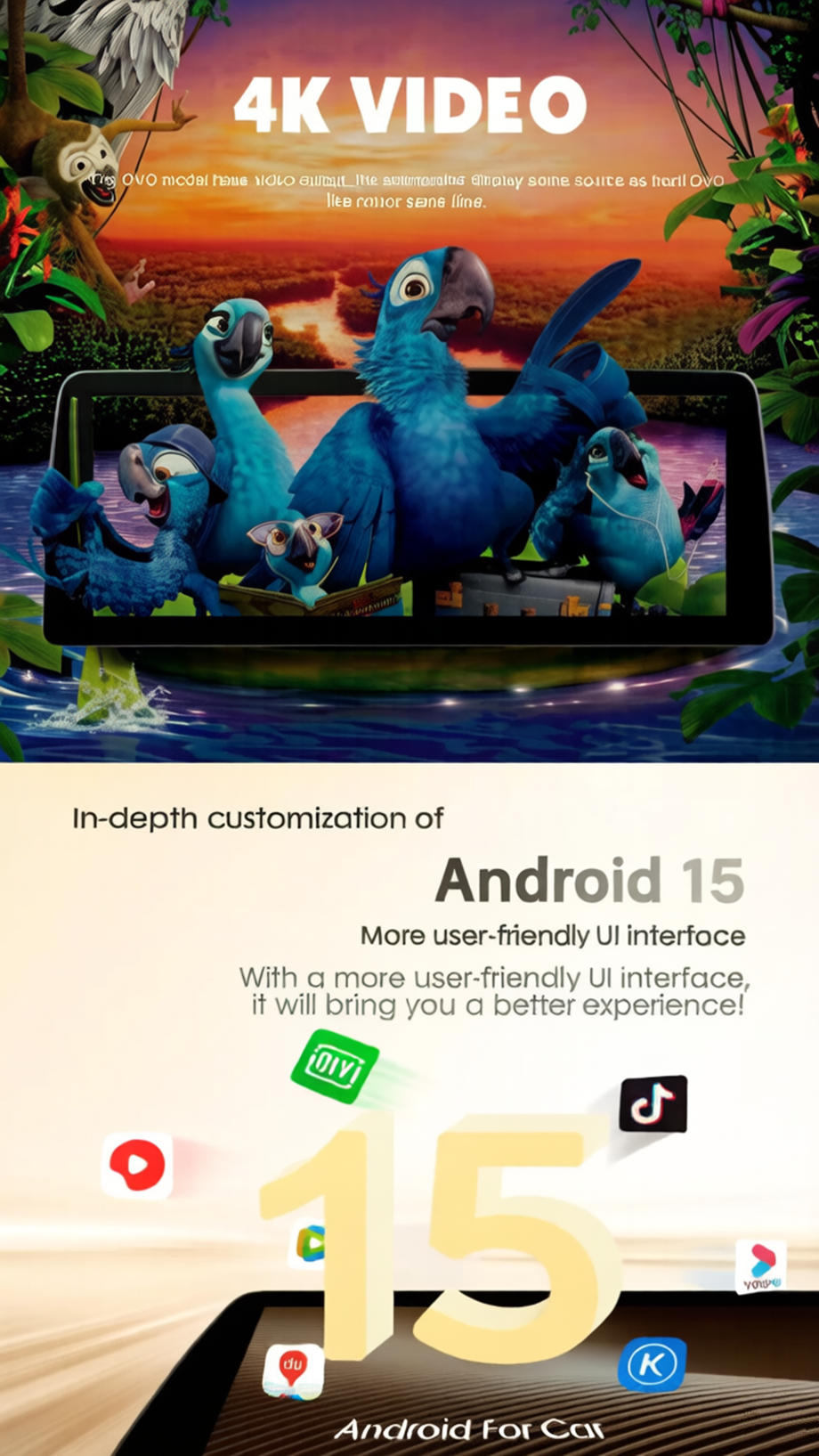 Android Radio mit 12,3