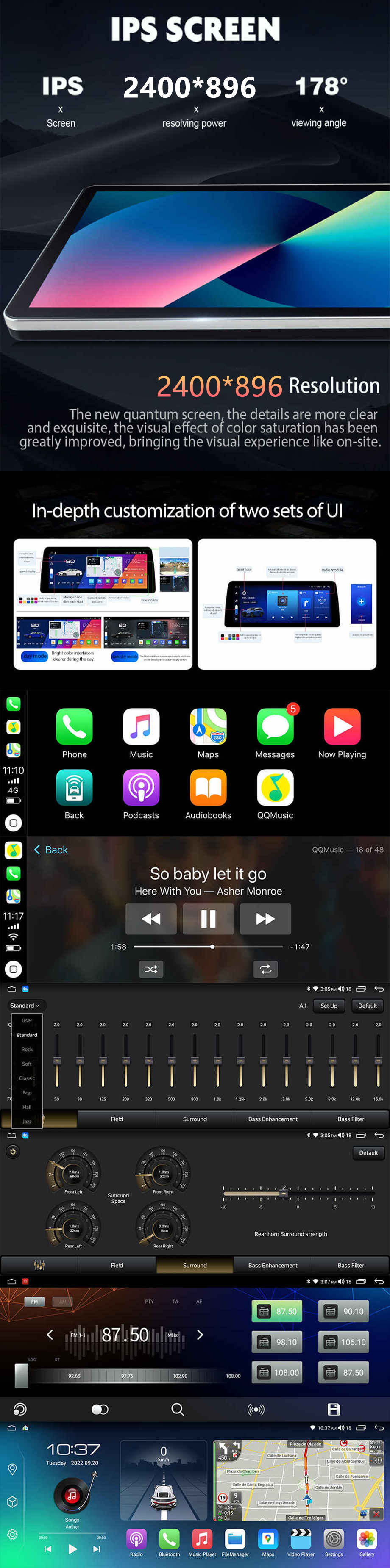 Android Radio mit 12,3